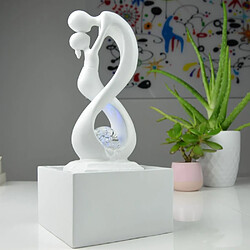 Zen Light Fontaine d'intérieur design éclairage LED Amor blanc.