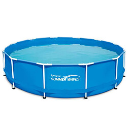 Provence Outillage Piscine tubulaire ronde Ø3,66x0,91m Summer Waves avec pompe