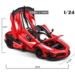 Avis Universal Grande taille 1: 24 Evo Racing Voiture en alliage Voiture jouet moulé sous pression Modèle de voiture jouet simulé haut Cadeau pour enfants | Voiture jouet moulé sous pression(Rouge)