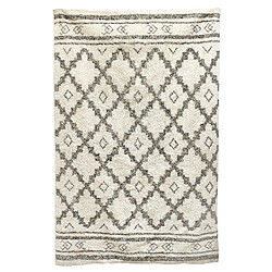 The Home Deco Factory Tapis rectangulaire ethnique Mirage - L. 170 x l. 120 cm - Beige