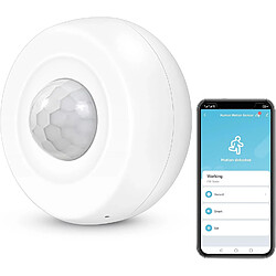 Vendos85 Détecteur de Mouvement Intelligent WiFi blanc