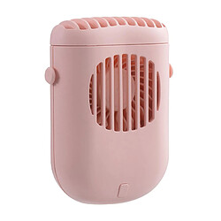 Ventilateur de Cou Portable Rechargeable USB (Rose)