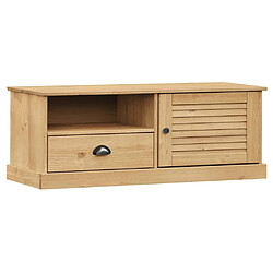 Maison Chic Meuble TV scandinave - Banc TV pour salon VIGO 106x40x40 cm bois massif de pin -MN97486