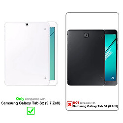 Cadorabo Coque Samsung Galaxy Tab S2 (9.7 Zoll) Etui en Bleu