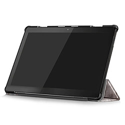 Acheter Wewoo Housse Coque Étui en cuir avec rabat à déformation horizontale et motif couleurs pour Lenovo Tab M10, support à trois rabats (motif à tour antique)