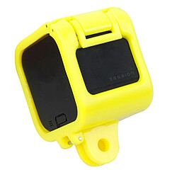 Wewoo Cadre de protection jaune pour session GoPro HERO5 / session HERO4 / session HERO Support de à profil bas