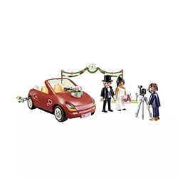 Playmobil® City Life Couple de mariés avec photographe et voiture pas cher