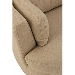 Inside 75 Fauteuil pivotant KODINA Beige pas cher