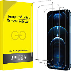 Verre Trempé pour iPhone 12 Pro Max (6,7") [Pack 3] Film Vitre Protection Ecran Little Boutik®