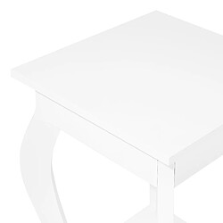 Beliani Table appoint blanche AVON pas cher