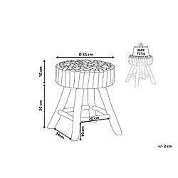 Avis Beliani Table de chevet Bois clair NAMPA