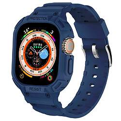 Bracelet en TPU JSM pour votre Apple Watch Ultra 49mm - bleu foncé