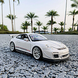 Avis Universal 1: 18 Voiture en alliage moulé sous pression Modèle de voiture de course Décoration Cadeau de collection | Voiture jouet moulée sous pression(blanche)