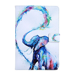 Etui en PU support universel pour animaux 8 pouces éléphant pour votre Huawei MediaPad T3 8.0/Apple iPad mini 5, etc