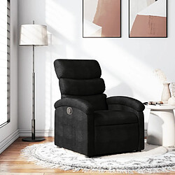 Maison Chic Fauteuil inclinable,Fauteuil luxe de relaxation Noir Tissu -MN55640