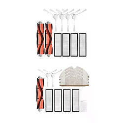 Ensemble de pièces d'aspirateur AD 2: 1 ensemble brosse principale, brosses latérales, filtres et 1 ensemble rouleau latéral, filtre HEPA, brosse principale