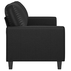 Acheter Maison Chic Canapé à 2 places,Sofa de Salon,Canapé droit Noir 140 cm Similicuir -GKD295554