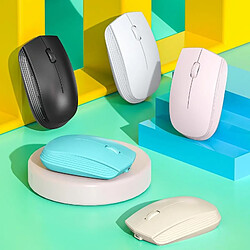 Yonis Souris Sans Fil Portable 3 Boutons Blanche