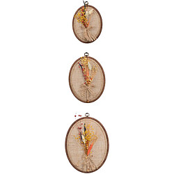 Hanah Home Décoration murale en jute Aluk (Lot de 3).