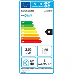 Climatiseur mobile monobloc 2650w 26m2 - ac260kt-1 - TAURUS ALPATEC