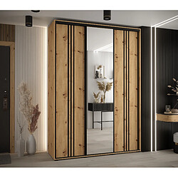 Abiks Meble Armoire DAVOS 7 À Portes Coulissantes 235,2/170/45 3 Portes