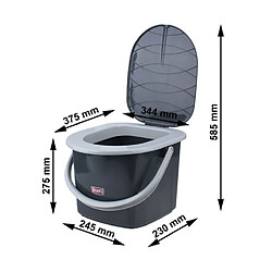 Avis Toilette touristique camping portable pour voyage 15,5L BranQ