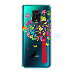 Coque en TPU impression de motif imd clair arbre coloré pour votre Xiaomi Redmi Note 9 Pro Max/Note 9 Pro/Note 9S