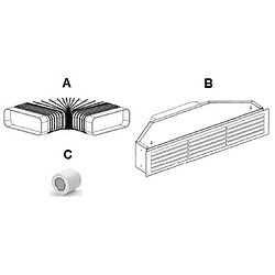 Scholtès Kit d'installation hotte CU003964- Kit recyclage pour SOTH1900B