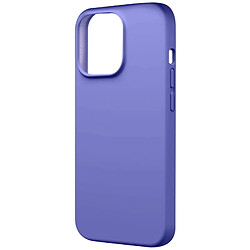 Avizar Coque pour iPhone 15 Pro Silicone Premium Semi rigide Finition Mate Douce Violet