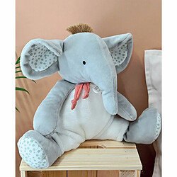 Peluche 30 cm Couleurs Savane Éléphant - Doudou et compagnie