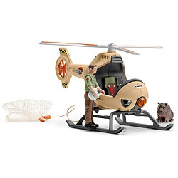 Acheter Schleich 42476 - Wild Life Hélicoptère pour sauvetage d’animaux