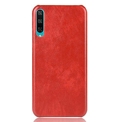 Wewoo Coque Rigide Pour Huawei Honor Play 3 Shockproof Litchi PC + PU Case Rouge