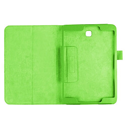 Wewoo Housse Étui vert pour Samsung Galaxy Tab S2 8.0 / T715 Litchi Texture Horizontal Flip couleur solide Smart Case en cuir avec deux pliage titulaire & Fonction veille / réveil pas cher