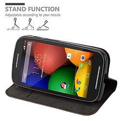 Acheter Cadorabo Coque Motorola MOTO E1 Etui en Brun