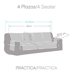 Acheter Housse de canapé Eysa SILVER Blanc 100 x 110 x 190 cm