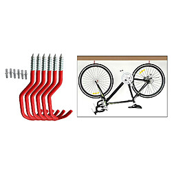 Avis Métal Mur Monté Garage de Stockage Organisateur Outils Lourds Cintre Crochets pour La Maison Cuisine Salle de Bains Jardin Outils Suspendus Vélo Vélo