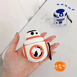 GUPBOO Airpods Coque Housse Étui Protecteur Compatible pour AirPods1/2-Coque Star Wars Droïde Silicone