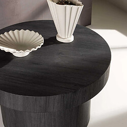 Acheter Venture Home Table basse ronde Malung noir.