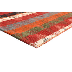 Vidal Tapis de laine 184x135 rouge Jajim pas cher