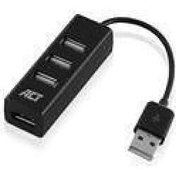 ACT AC6205 Schnittstellen-Hub USB 2.0 480 Mbit/s Schwarz (AC6205)