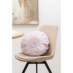 Avis Paris Prix Coussin Rond Déco Dentelle 40cm Rose Mauve