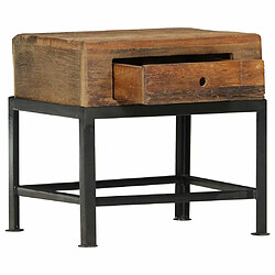 Maison Chic Table de chevet,Table de nuit,Table d'appoint pour salon 40 x 35 x 40 cm bois de récupération massif -MN71240