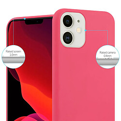 Cadorabo Coque iPhone 12 MINI Etui en Rouge pas cher