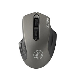 Wewoo Souris sans fil optique pour ordinateur 2.4GHz 2000DPI réglable USB 3.0 (gris)