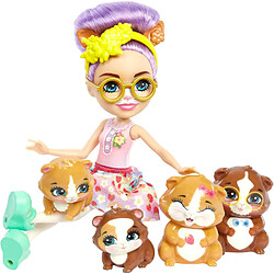 Acheter Mattel Coffret Famille Enchantimals Poupée Gerika l'Écureuil et 4 Figurines d'Animaux Multicolore