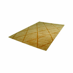 Acheter Paris Prix Tapis Géométrique à Poils Courts Luxury II Jaune 200 x 290 cm