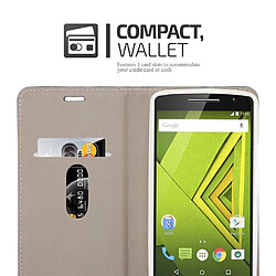 Cadorabo Coque Motorola MOTO X PLAY Etui en Gris pas cher