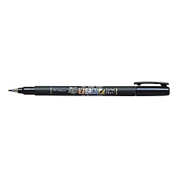 Tombow WS-BS Stylo-feutre pointe souple Fudenosuke, noir pas cher