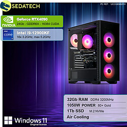 Sedatech PC Gamer • Intel i9-12900KF • RTX4090 • 32Go RAM • 1To SSD M.2 • Windows 11