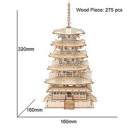 Avis Universal Puzzle en bois 3D pour tour de 5 étages Cadeau d'anniversaire pour enfant